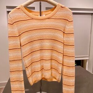 ALC striped sweater. Runs on the smaller side. No tears, odors, or stains.